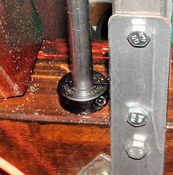 Clamp collar on steering column