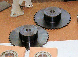#25 bossed roller chain sprockets