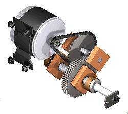 Double Reduction Roller Chain & Gear Drive