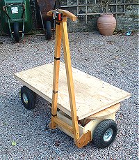 Home Built Electrically Powered Yard or Garden Wagon Plans