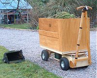 Home Built Electrically Powered Yard or Garden Wagon Plans