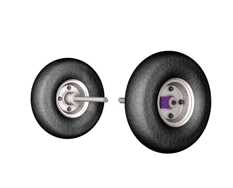 rear wheel and torque attachment