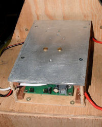 75 Amp 24V controller mounted in simple box