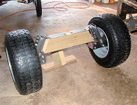 Unfinished front beam axle